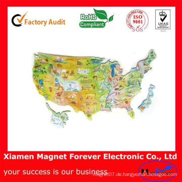 Kundenspezifischer USA-Karten-Kühlschrank-Magnet / Vereinigte Staaten Karten-Magnet
